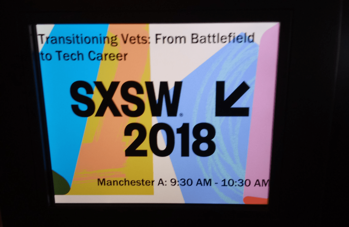 Transition Vets: From Battlefield to Tech Career SXSW 2018