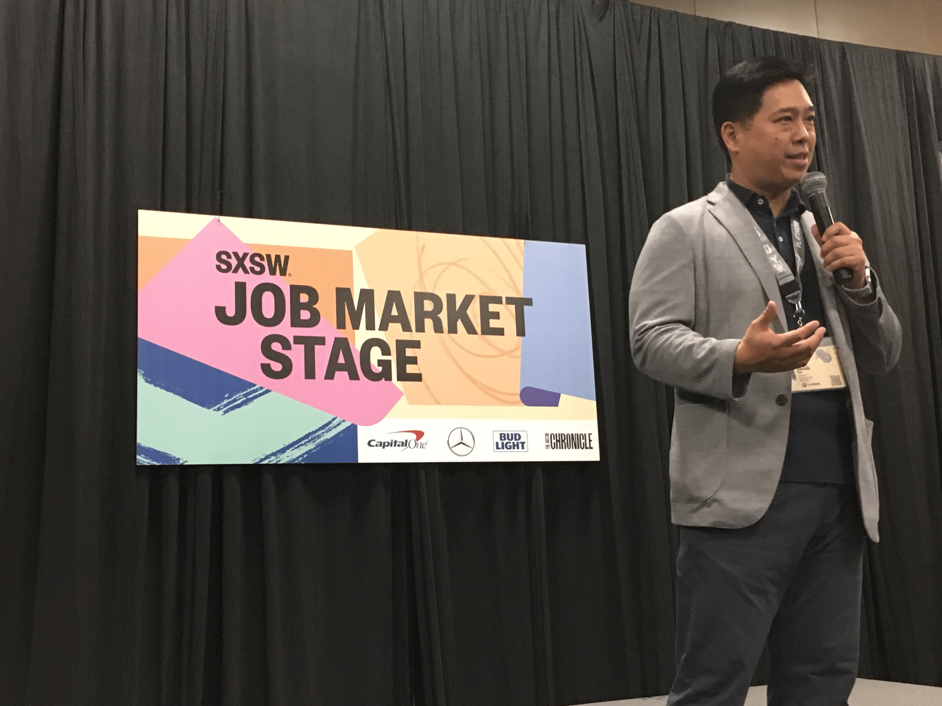 Catalyte CEO delivers his #KilltheResume talk at SXSW 2018 job market stage