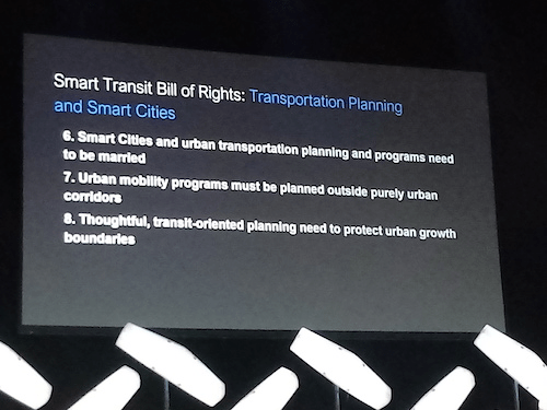 List of three of the "Smart Transet Bill of Rights"