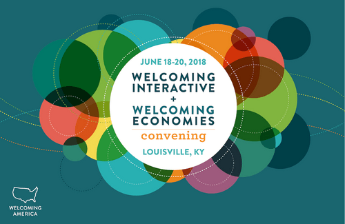 Graphic for Welcoming Interactive conference 2018