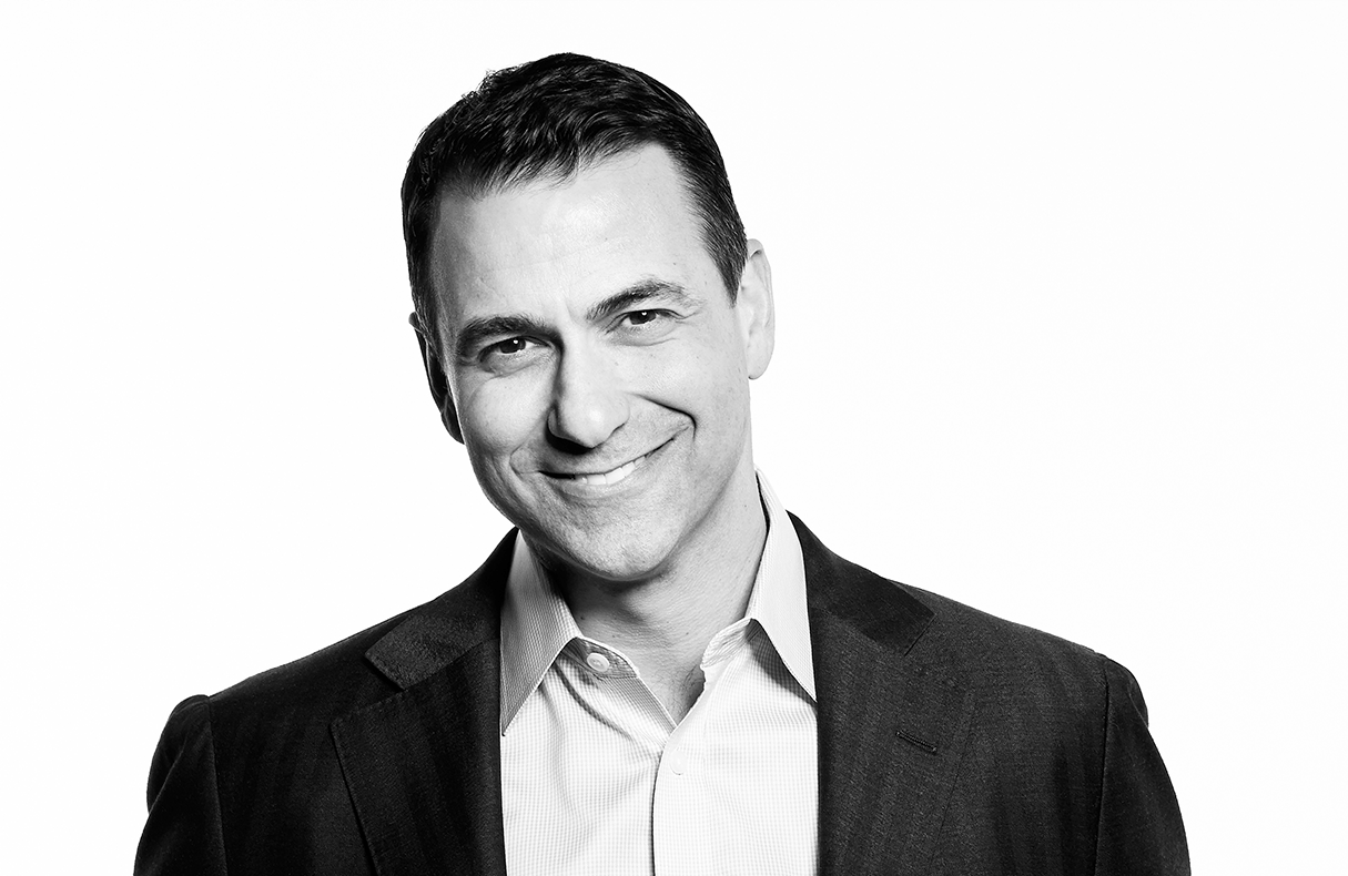 black and white headshot of Matt Derella, CEO of Catalyte
