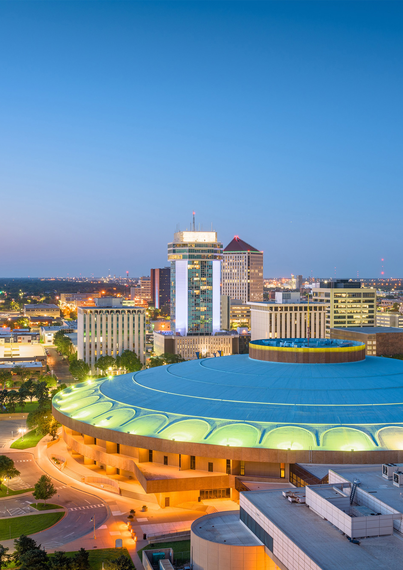 Downtown Wichita, Kansas.